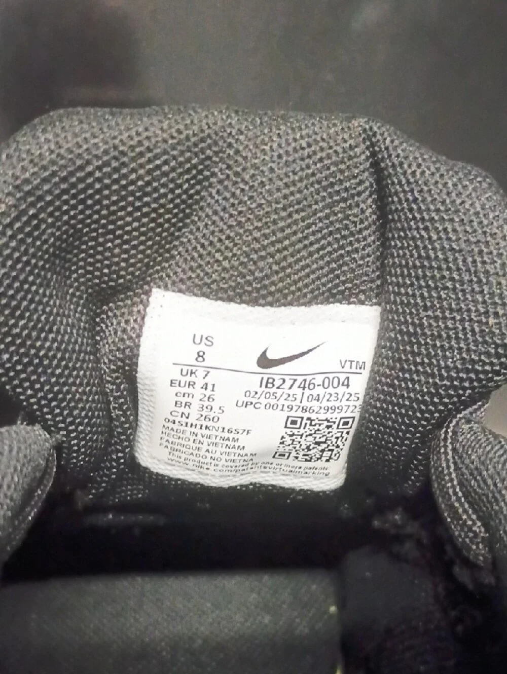 Nike Black and White Air Max-Style Sneakers